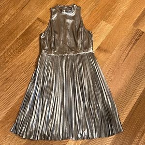 Ann Taylor pleated cocktail dress 6 Petite